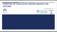 Hepatitis of Unknown Origin: Behind the Mystery...