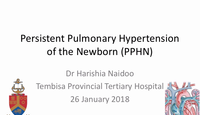 Persistent pulmonary hypertension of the newborn...