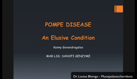 Pompe disease. An elusive condition...