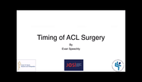 Timing of ACL surgery...