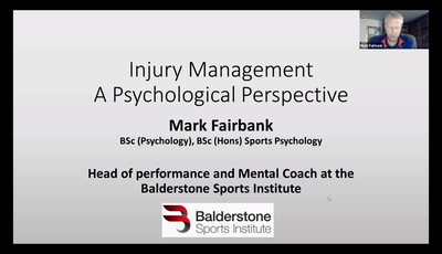 Psychological impact of sporting injury on rehabilitation...