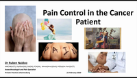 Pain control in the cancer patient...