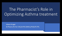 The Pharmacist''s Role in Optimizing Asthma Therap...