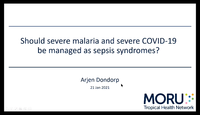 Are Severe COVID and Malaria Sepsis Syndromes?...