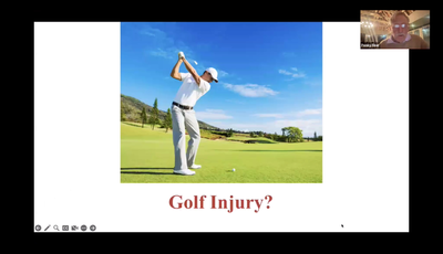 Golfing Injuries...
