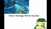 How I manage nerve injuries...