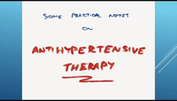 Applied antihypertensive therapy...