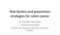 Risk factors and prevention strategies for colon cancer...