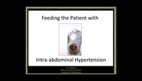 Feeding with intra-abdominal h...