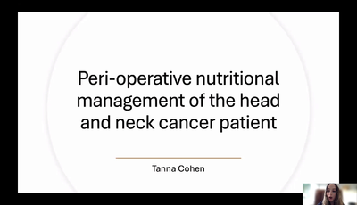 Peri-operative nutritional man...