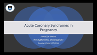 Acute coronary syndrome in pregnancy...