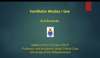 Ventilator Modes I use...