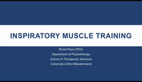 Inspiratory muscle training...