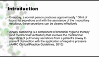 Airway suctioning...