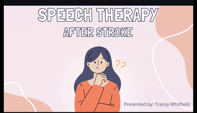The role of speech therapy in ...