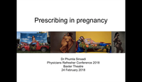 Prescribing in pregnancy...