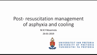 Post-resus management of asphy...