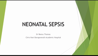 Neonatal sepsis...