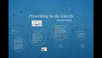 Prescribing in the elderly...