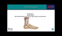 Ankle rehabilitation...