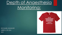 Depth of Anaesthesia Monitorin...