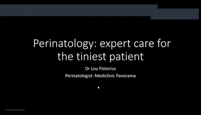 Perinatology: expert care for the tiniest patient...
