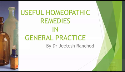 Homeopathic treatment...