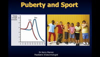 Sport and puberty...
