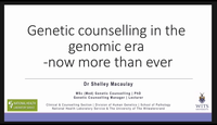 Genetic counselling in the gen...