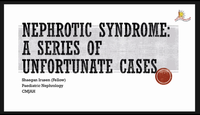 Nephrotic syndrome...