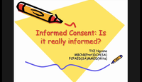 Informed consent...