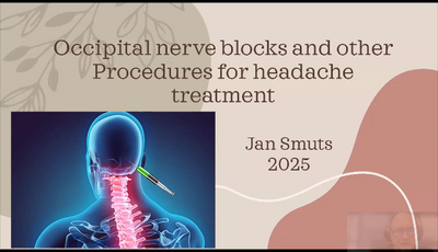 Occipital Nerve Blocks...