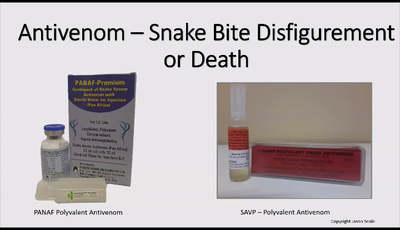 Antivenom - Snake bite Disfigu...