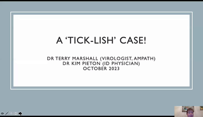 Micro Ward Round - A ''Tick-lish'' case...