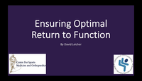 Ensuring optimal return to fun...