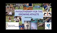 Physiotherapy for the growing patient...