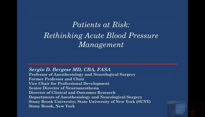 Rethinking Acute Blood Pressur...