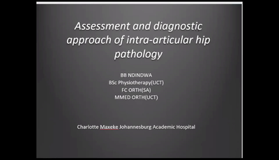 HIP INTRA ARTICULAR EXAMINATION...