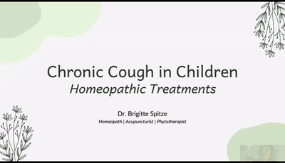 Chronic cough in children - the homeopathic approach...