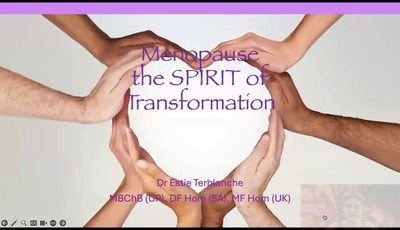 Menopause - the Spirit of Transformation...