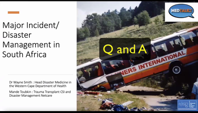 Q and A from Disaster Management  Webinar...