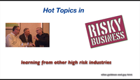 Learning from other high risk industries...