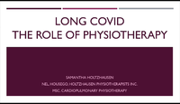 Long Covid: Role of Physiother...