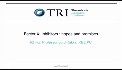 Factor IX Inhibitors - Hopes and Aspirations...