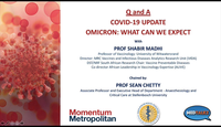 Q and A: COVID-19 Update and OMICRON VARIANT...
