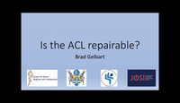 Is the ACL repairable...