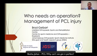 Management of PCL injury. Who ...