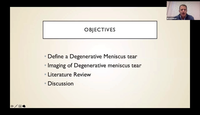 Management of the Degenerative Meniscus...