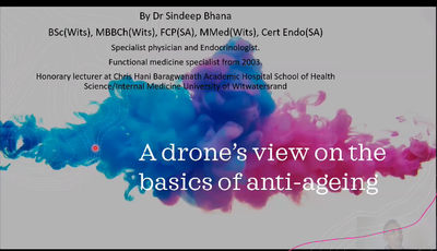 A drone’s view on the basics of anti-ageing...