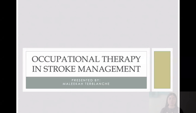 Occupational Therapy in Stroke...